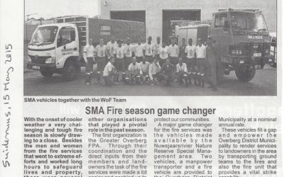 SMA Fire season game changer