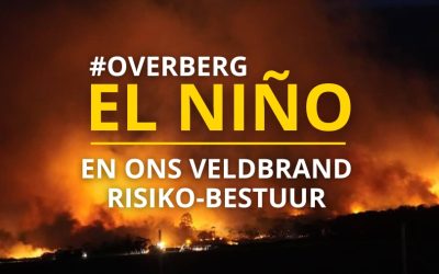 Die Overberg, die El Niño-weerverskynsel en ons Veldbrand Risiko-bestuur